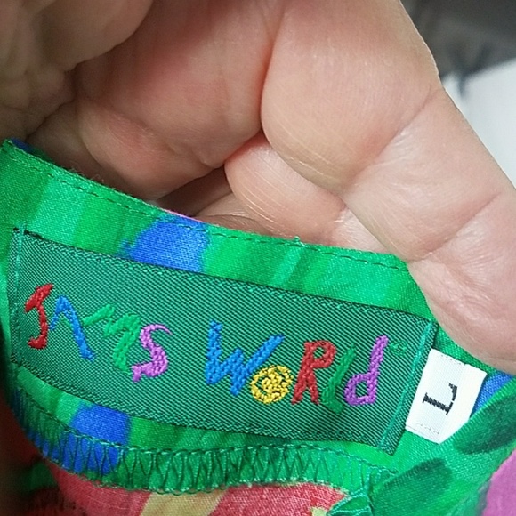 Tropical print dress. - Picture 4 of 4